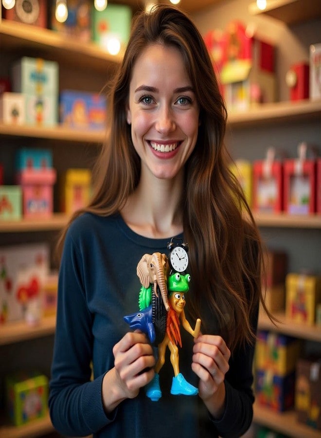 سكويشي لعبة تونغ تونغ تونغ ساهور الطرية، مجسم فيل فكاهي قابل للجمع، ألعاب مستوحاة من الميمات، ديكور مكتبي فريد وعرض مميز على الرفوف - Image 3